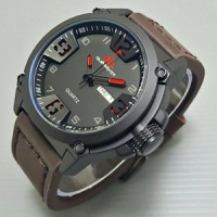 jam tangan pria/cowok tersedia warna : hitam dan coklat