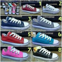 Jual sepatu anak sekolah converse all star umur ukuran murah plus box Murah