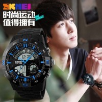 Jual Jam Tangan Pria Wanita Water Resist SKMEI Casio Sport LED Unik Import Murah