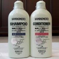 Jual Paket Kaminomoto: 1 pcs Shampoo + 1 pcs Conditioner Murah