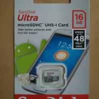 Sandisk Micro SD 16GB Ultra 48 MBps Class 10 ( NA ) Memory Card 16 GB