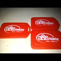 Jual ID Koper/Luggage Tag/Gantungan Koper/Bag Tag (Bs Costum Logo Sendir) Murah