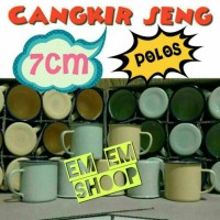 Jual Cangkir kaleng / Enamel / Mug Jadul / Seng bisa untuk souvenir Murah