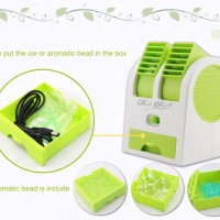 Double fan fragrance ac duduk gen2 new handheld air conditioner kipas