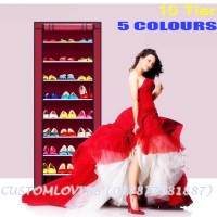 Jual RAK SEPATU SUSUN 10 TIERS Murah