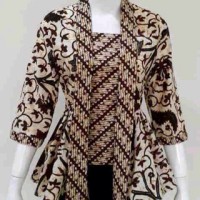 Jual PEPLUM BATIK SOGAN LAWASAN SOLO MOTIF GADING ATASAN KEBAYA KUMALA Murah