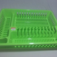 Global Eagle Rak Tiris Piring Plastik + Tatakan