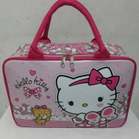 Jual Travel Bag / Tas Jalan Anak Spon Hello Kitty TBB07HK Murah