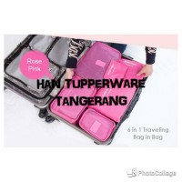 Jual 6 in 1 travel bag in bag Organizer / Tas Mudik / Secret Laundry Pouch Murah