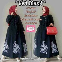 vici maxy / gamis jeans asli cantik