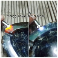 Jual Asbak Batu Natural Blue Opal sudah kristal Murah