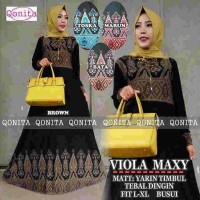 VIOLA MAXY/MAXI DRESS/LONGDRESS/GAMIS/BUSANA MUSLIM WANITA