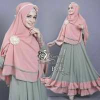 N1003 Hijab Maxi Syarii BELLA Hijau