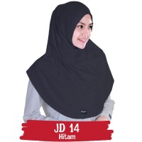 Jilbab Instan Dhikr Warna Hitam Syar'i