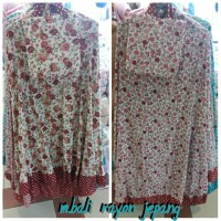 mukena bunga rayon