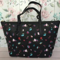 JUAL TAS FOSSIL SHOPPER MULTI BLACK ORIGINAL ASLI