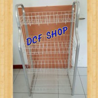 Jual Rak Piring Alumunium Susun 4 Jumbo Murah