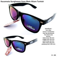 Kacamata/sunglasses/eyewear vans male full set black-turkish