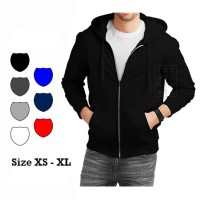 Jual Basic Zipper Hoodie Jacket Murah