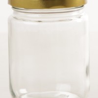 Botol Toples Jar 250ml Bulat (kaca), Penutup Seng : tempat ASI
