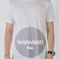 Namako Tee / Warna Putih / Kaos Polos / Tshirt / Baju Murah / Oblong