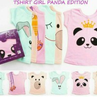 Jual BAJU BAYI / ATASAN BAYI / KAZEL TSHIRT GIRL PANDA EDITION Murah