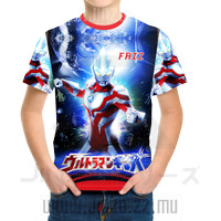 Jual Kaos Anak Motif Kartun Karakter Ultraman 3 Gaia Murah