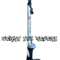 Jual FLOOR PUMP HIGH PRESSURE WITH GAUGE / POMPA BAN SEPEDA BY POLYGON Murah