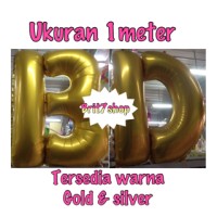 Jual balon huruf 1meter murah Murah