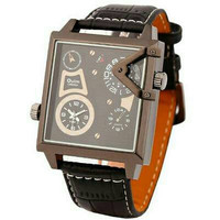 Oulm 3577 Quartz Men Watch Jam Tangan