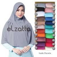 Jual Kerudung Jilbab Instan Bergo Saida Dazatta Elzatta Murah