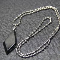 Jual Kalung Liontin Batu Giok Hitam / Black Jade Natural LT249 Murah