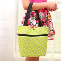 Jual POLKA DOT Tas Troli 02 Lipat Troly Shopping Foldable Trolley Bag Cart Murah