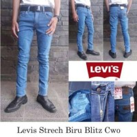 Jual Celana Jeans Straight Biru Muda Murah