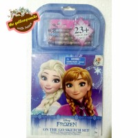 Jual Frozen On The Go Sketch Set (Buku Mewarnai & Sticker) Murah
