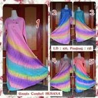 Gamis longdress pelangi isnali