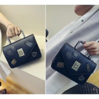67292 TAS MINI JEPANG LUCU PATCH ZARA POSTMAN BAG MURMER STYLE IMPROT