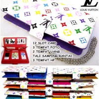 Dompet hpo wanita 3 hp max 4 inch lv multiwhite