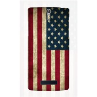 Casing HP Bendera Amerika Oppo R3/Find 5 Custom Case Flag Handphone