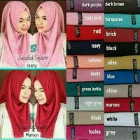 Jual jilbab segi 4 Saudia rawis Murah