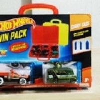 Jual Kotak koper HotWheels twin pack carry case ( Inc 3 pcs car ) Murah