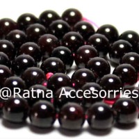 Batu Red 9mm Garnet / Bahan Gelang Kalung Handmade Aksesoris Grosir