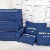 Jual Travel Bag In Bag Organizer Pouch (6 In 1) || Bag in Bag 6in1 Murah
