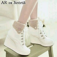 Sepatu Boots Wanita Syntetic