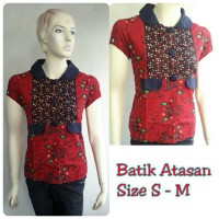 atasan batik bakaran