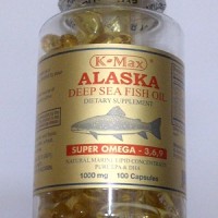 Jual Putih, K-MAX ALASKA Fish Oil Minyak Ikan Omega 3 6 9 Vitamin E EPA DHA Murah