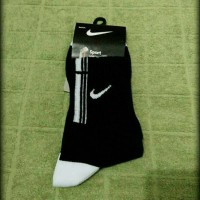 Jual kaos kaki nike sport pendek/kaos kaki olahraga nike hitam putih Murah