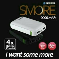 Jual POWERBANK HIPPO SMORE 9000MAH MURAH TIPIS RINGAN POWER BANK 9000 MAH Murah