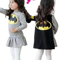 Jual Baju Anak Perempuan | Baju Setelan Anak Batman | Baju Kostum Anak Murah