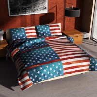 Jual SPREI MURAH MOTIF AMERICA UK 180X200 Murah